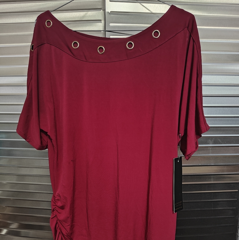 Red blouse